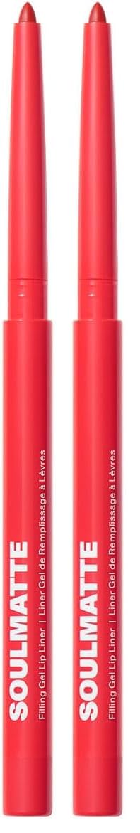 MORPHE Soulmatte Gel Lip Liner - Creamy Lip Pencil with a Matte Formula - Precision Contour Pencil with Sweet Almond & Tea Seed Oil for Long-Lasting Definition - Other Half (0.007 oz)