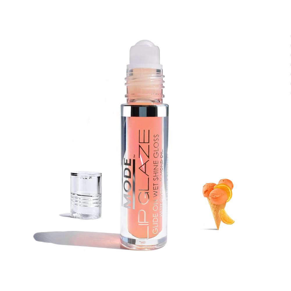 MODE Lip Glaze Bubble Gum Flavored Lip Gloss Hydrating Sheer Wet Shine