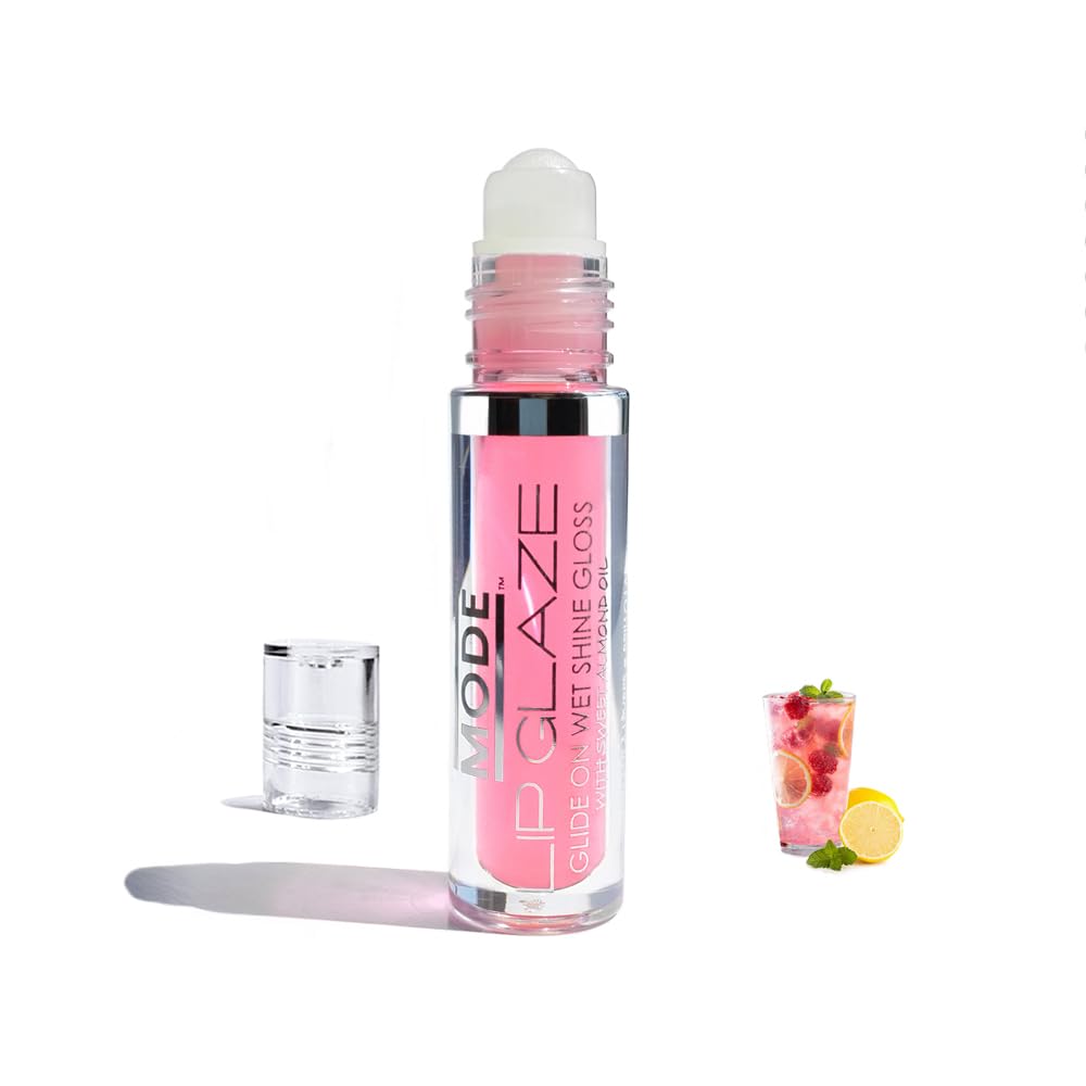MODE Lip Glaze Bubble Gum Flavored Lip Gloss Hydrating Sheer Wet Shine