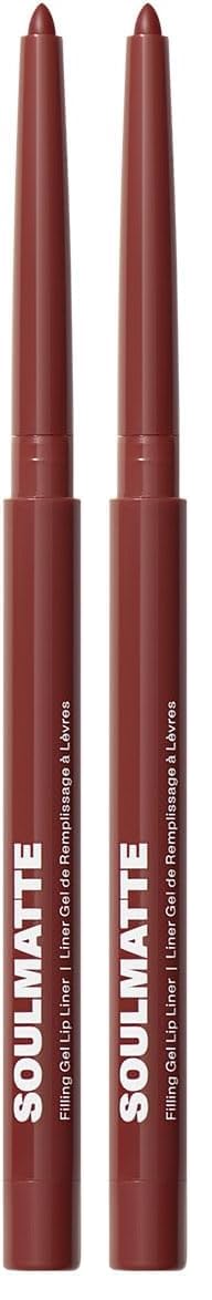 MORPHE Soulmatte Gel Lip Liner - Creamy Lip Pencil with a Matte Formula - Precision Contour Pencil with Sweet Almond & Tea Seed Oil for Long-Lasting Definition - Other Half (0.007 oz)