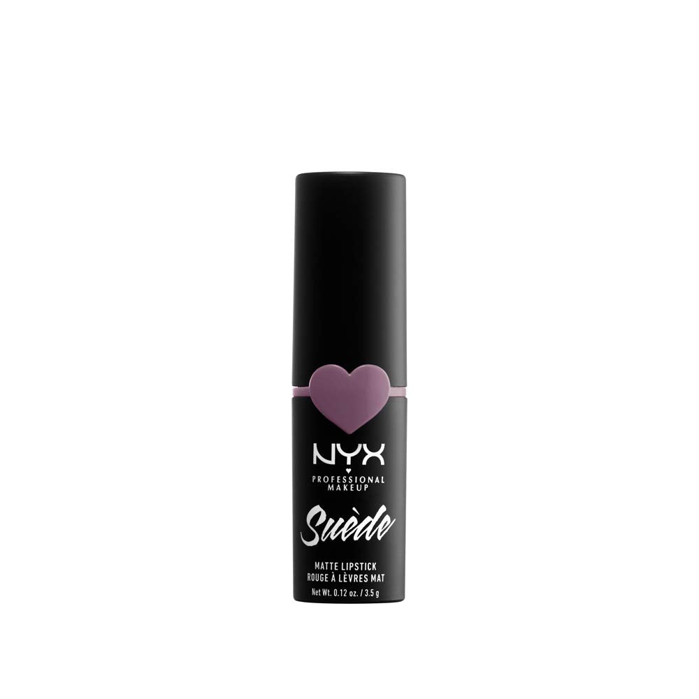 NYX PROFESSIONAL MAKEUP Suede Matte Lipstick, Vegan Formula - Free Spirit (Medium Nude with Pink)