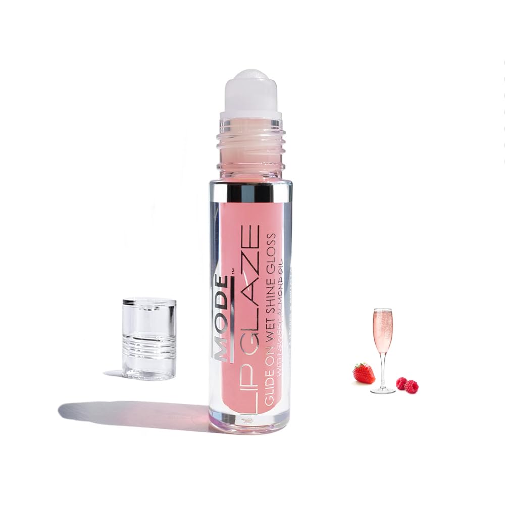 MODE Lip Glaze Bubble Gum Flavored Lip Gloss Hydrating Sheer Wet Shine