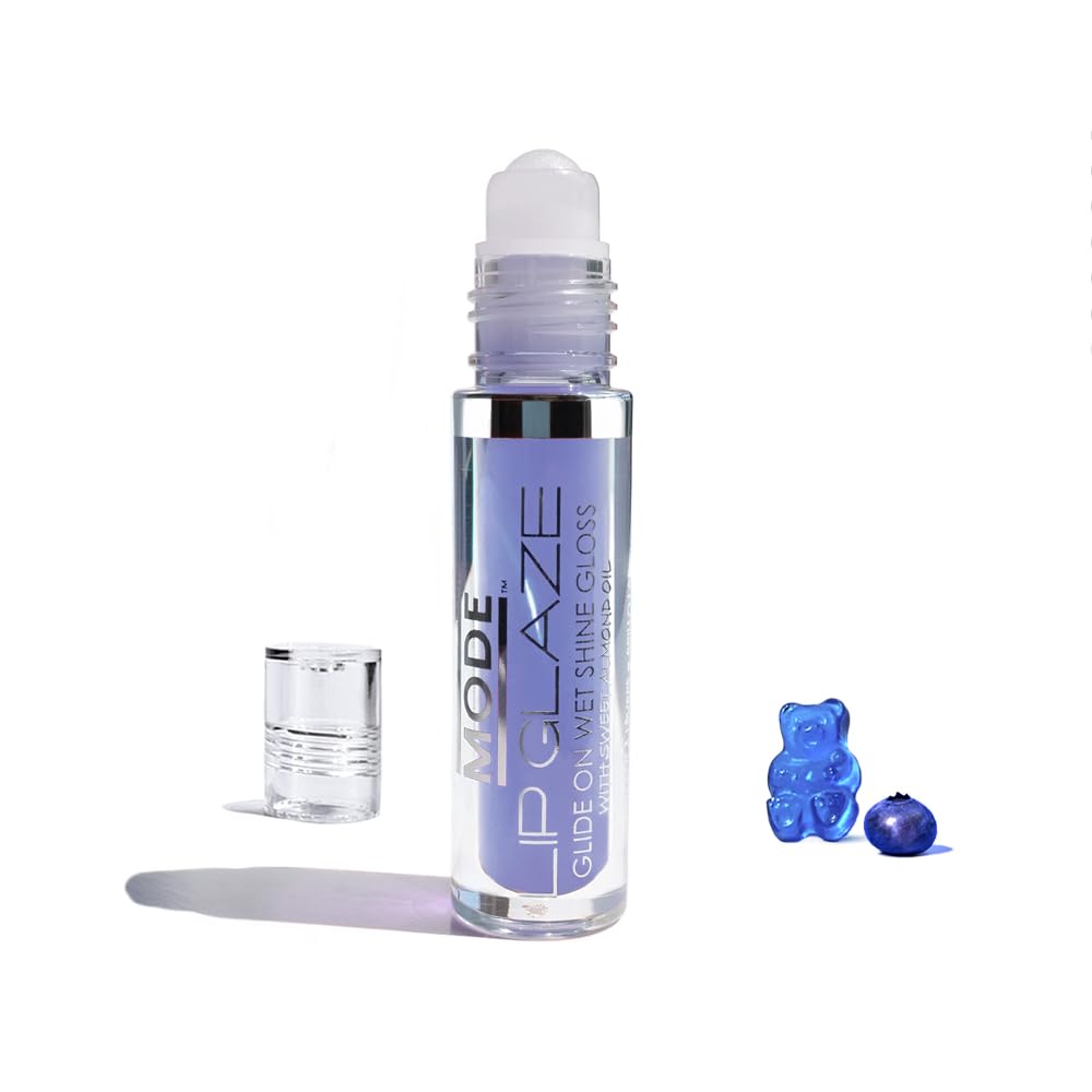 MODE Lip Glaze Bubble Gum Flavored Lip Gloss Hydrating Sheer Wet Shine