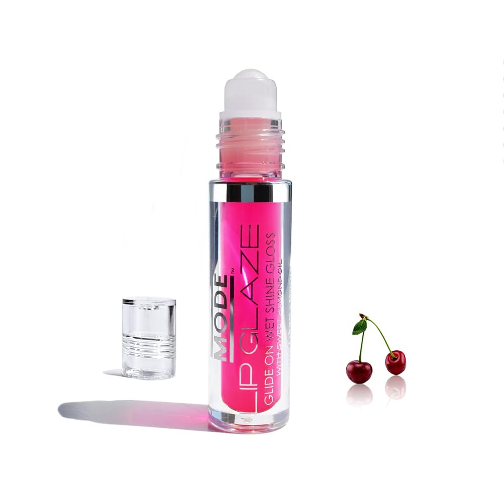 MODE Lip Glaze Bubble Gum Flavored Lip Gloss Hydrating Sheer Wet Shine