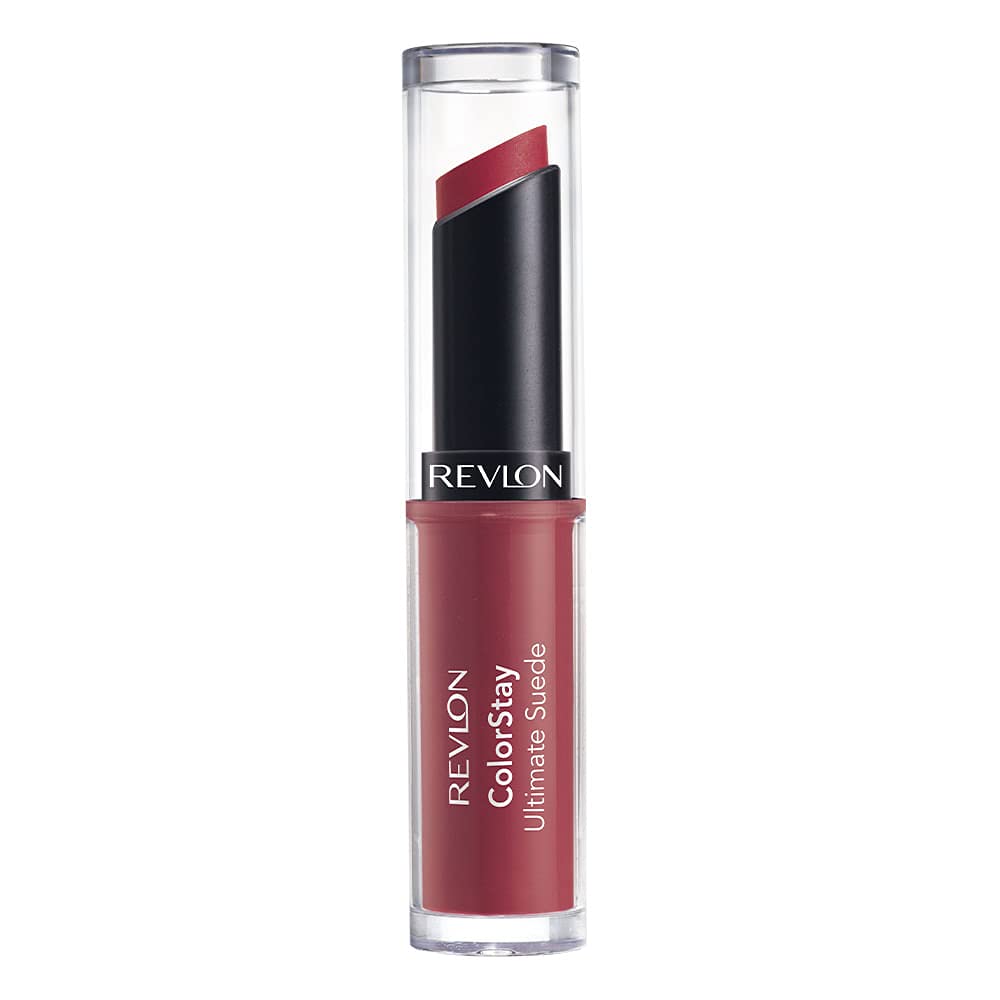 REVLON Lipstick, ColorStay Ultimate Suede Lipstick, High Impact Lip color with Moisturizing Creamy Formula, Infused with Vitamin E, 070 Preview, 0.09 Oz