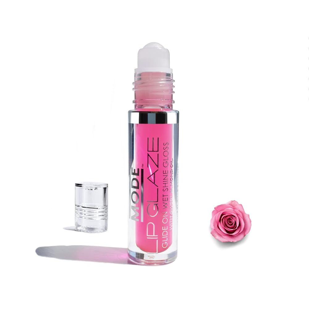 MODE Lip Glaze Bubble Gum Flavored Lip Gloss Hydrating Sheer Wet Shine