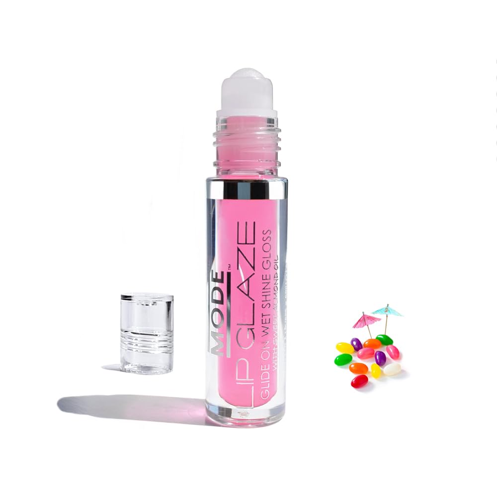 MODE Lip Glaze Bubble Gum Flavored Lip Gloss Hydrating Sheer Wet Shine
