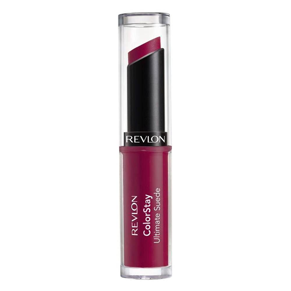 REVLON Lipstick, ColorStay Ultimate Suede Lipstick, High Impact Lip color with Moisturizing Creamy Formula, Infused with Vitamin E, 070 Preview, 0.09 Oz
