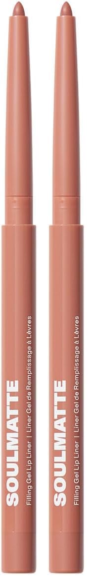 MORPHE Soulmatte Gel Lip Liner - Creamy Lip Pencil with a Matte Formula - Precision Contour Pencil with Sweet Almond & Tea Seed Oil for Long-Lasting Definition - Other Half (0.007 oz)