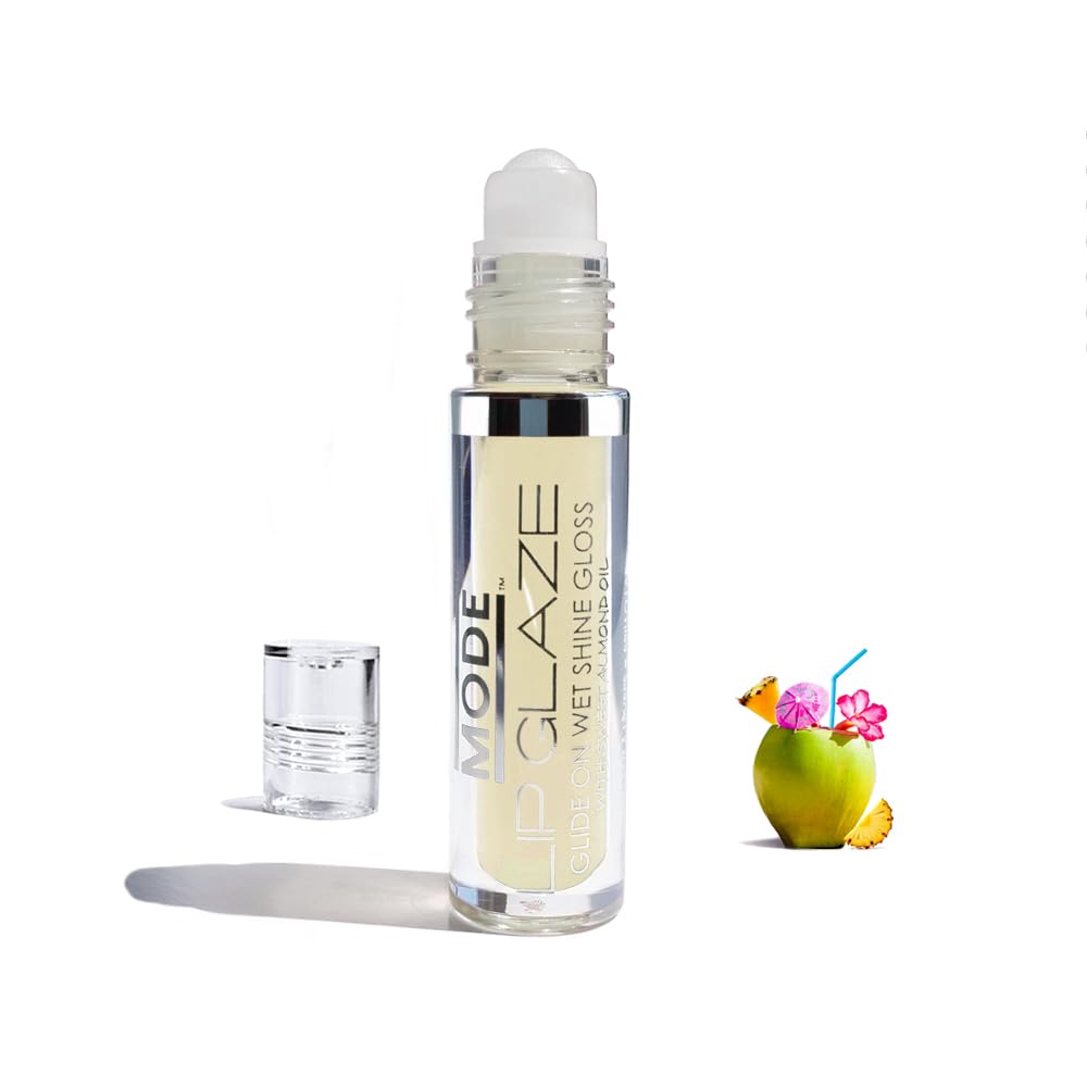 MODE Lip Glaze Bubble Gum Flavored Lip Gloss Hydrating Sheer Wet Shine
