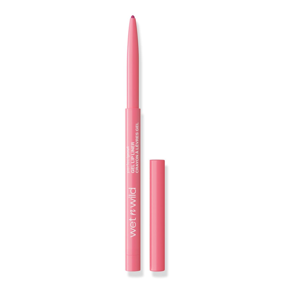 wet n wild Perfect Pout Matte Retractable Gel Lip Liner Pencil, Rich Creamy Long Lasting Color, Well-Defined and Flawless Application, Vegan & Cruelty-Free - Gone Burgundy