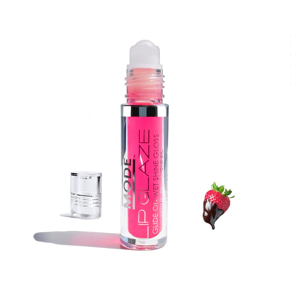 MODE Lip Glaze Bubble Gum Flavored Lip Gloss Hydrating Sheer Wet Shine