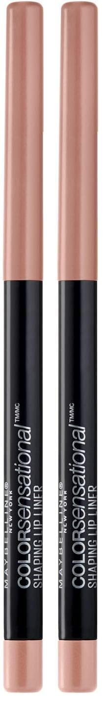 Maybelline Color Sensational Shaping Lip Liner with Self-Sharpening Tip, Magnetic Mauve, Mauve Pink, 1 Count