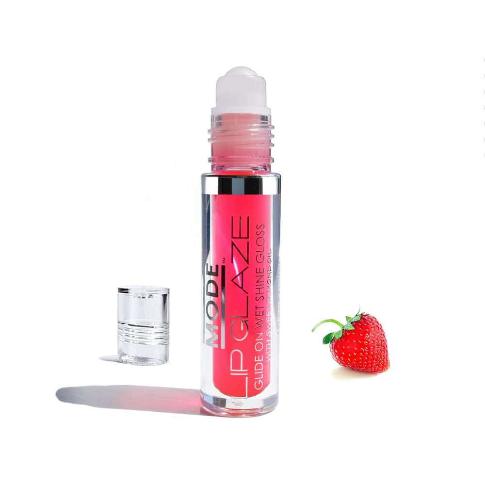 MODE Lip Glaze Bubble Gum Flavored Lip Gloss Hydrating Sheer Wet Shine