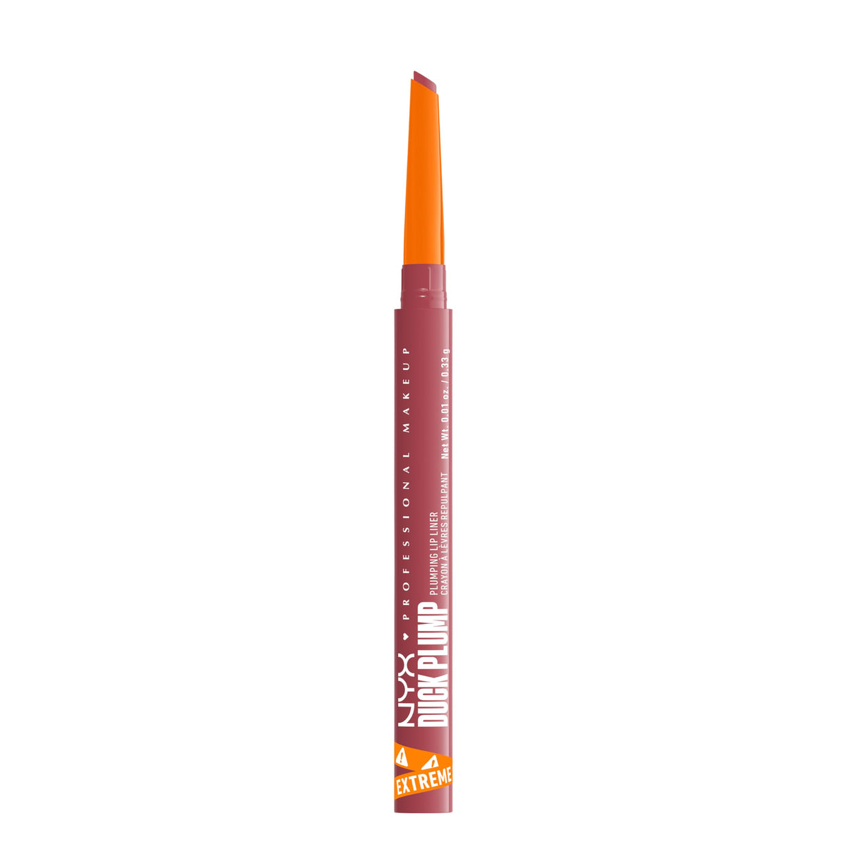 NYX PROFESSIONAL MAKEUP Duck Plump Plumping Lip Liner, Matte Pencil With Up To 10HR Wear, Nude Flip (Nude Lip Liner)