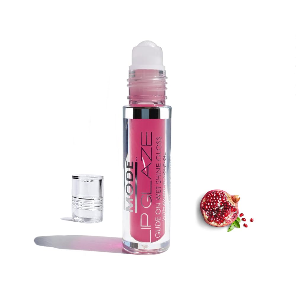 MODE Lip Glaze Bubble Gum Flavored Lip Gloss Hydrating Sheer Wet Shine
