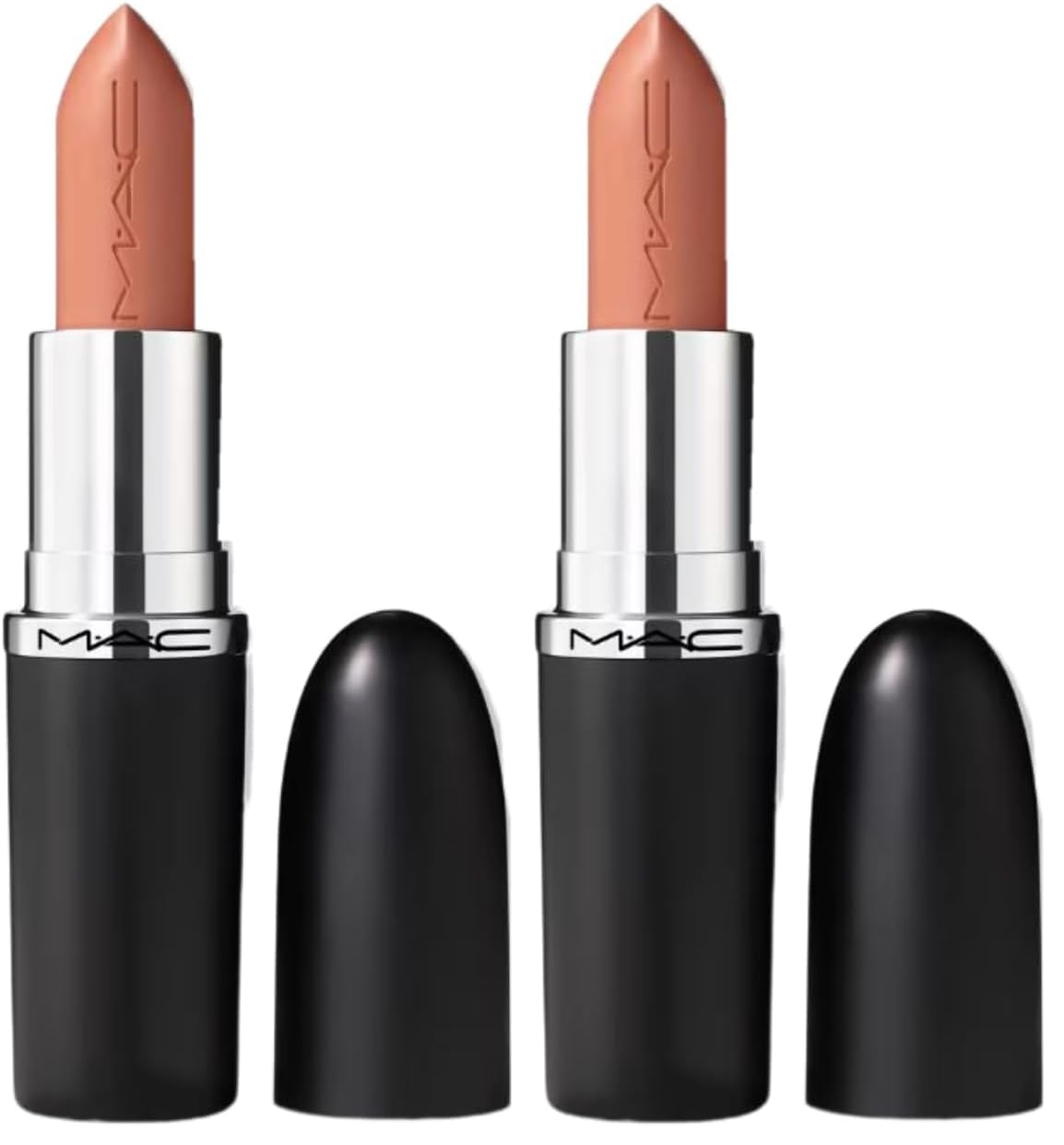 MAC Macximal Sleek Satin Lipstick - 833 Creme D Nude for Women - 0.12 oz Lipstick