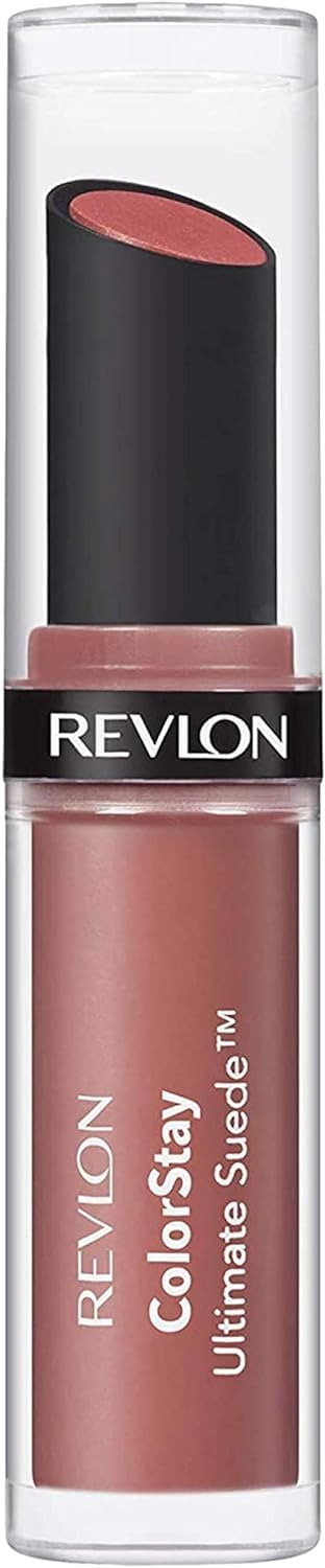REVLON Lipstick, ColorStay Ultimate Suede Lipstick, High Impact Lip color with Moisturizing Creamy Formula, Infused with Vitamin E, 070 Preview, 0.09 Oz