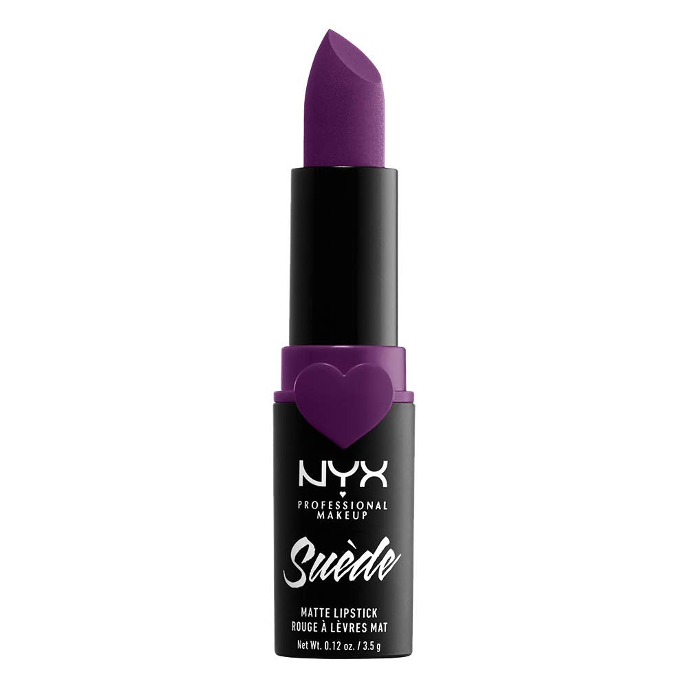 NYX PROFESSIONAL MAKEUP Suede Matte Lipstick, Vegan Formula - Free Spirit (Medium Nude with Pink)