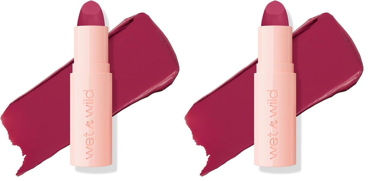 wet n wild Mega Last Rich Satin Lip Color, Rich Creamy Color with Satin Finish, Infused with Vitamin E & Moisturizing Argan Oil, Lightweight, Silky-Smooth, Vegan & Cruelty-Free - Hush Lil' Beige
