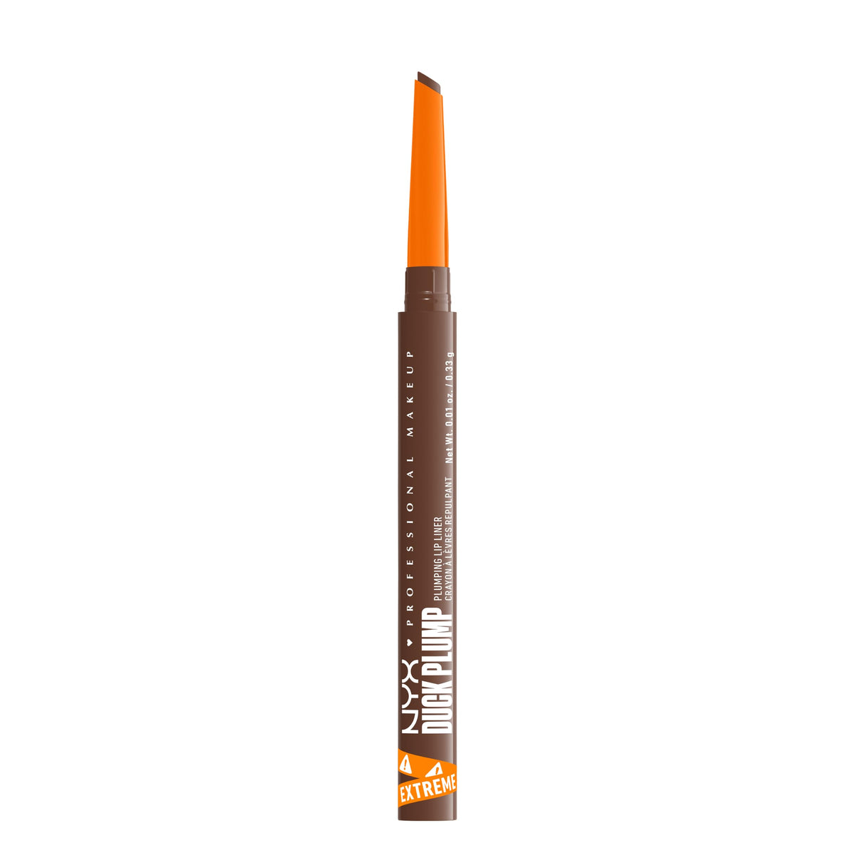 NYX PROFESSIONAL MAKEUP Duck Plump Plumping Lip Liner, Matte Pencil With Up To 10HR Wear, Nude Flip (Nude Lip Liner)