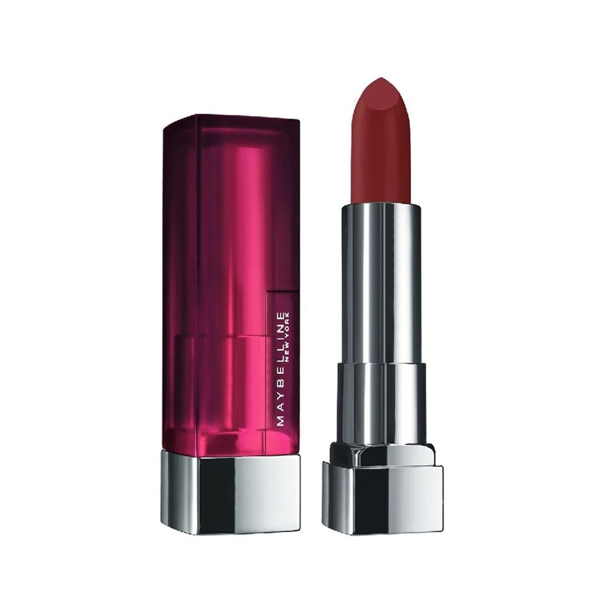 Maybelline Color Sensational Made for All Lipstick, Crisp Lip Color & Hydrating Formula, Fuchsia For Me, Bright Pinky Red, 1 Count