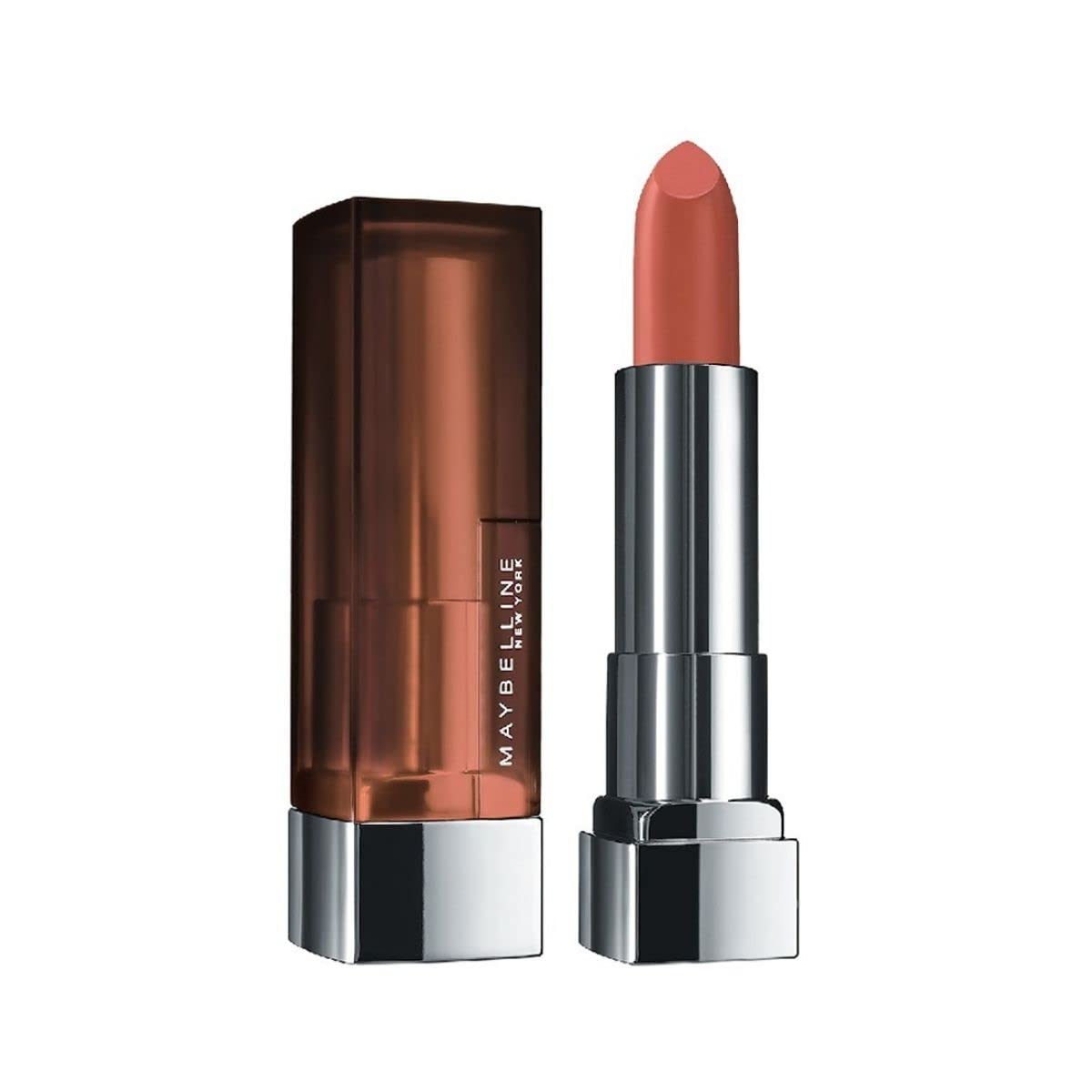 Maybelline Color Sensational Lipstick, Lip Makeup, Cream Finish, Hydrating Lipstick, Pink Wink, Coral Pink ,1 Count