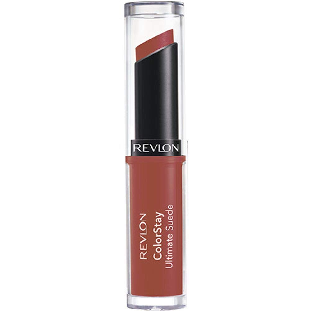 REVLON Lipstick, ColorStay Ultimate Suede Lipstick, High Impact Lip color with Moisturizing Creamy Formula, Infused with Vitamin E, 070 Preview, 0.09 Oz