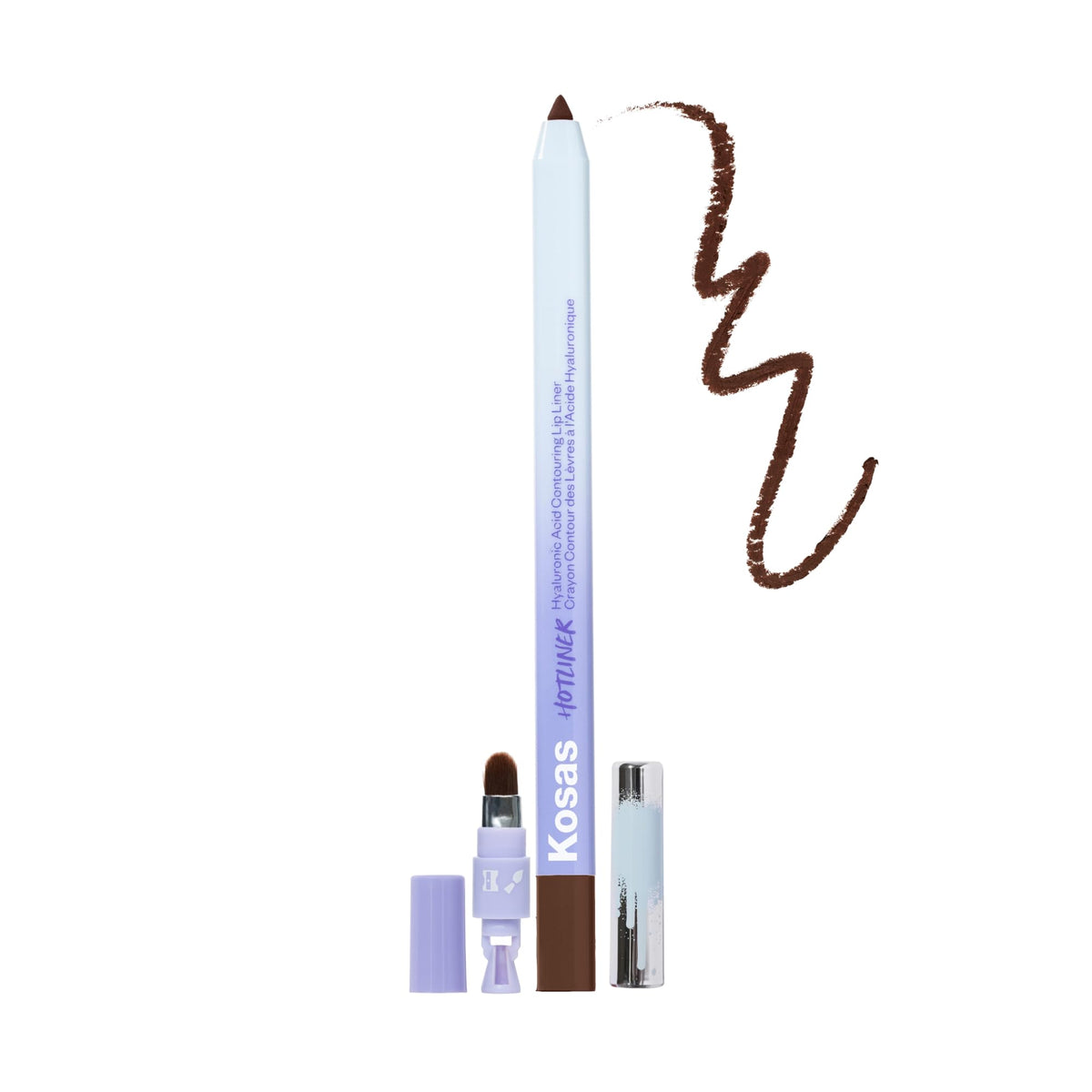 Kosas Hotliner Hydrating Lip Liner with Hyaluronic Acid, Pink Beige