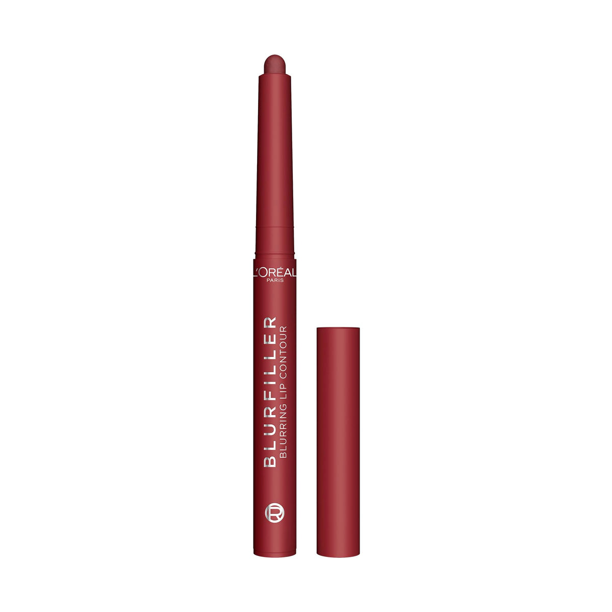 L'Oreal Paris Blurfiller Lip Liner, Lightweight, Buildable, and Sculpting Lip Pencil, Line, Define, and Contour for Fuller-Looking Lips, Brown Caramel, 0.21 oz