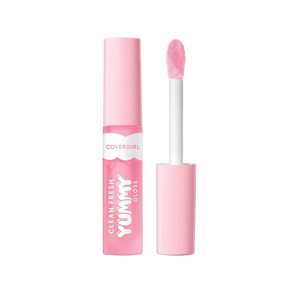 COVERGIRL Clean Fresh Yummy Lip Gloss, Sheer, Natural Scents, Vegan Formula - 500 Havana Good Time, 0.33 fl oz