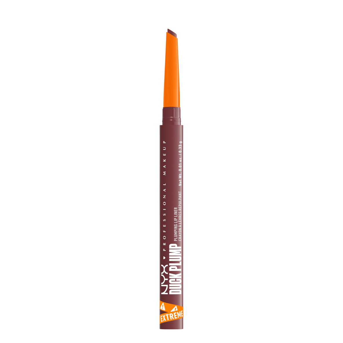 NYX PROFESSIONAL MAKEUP Duck Plump Plumping Lip Liner, Matte Pencil With Up To 10HR Wear, Nude Flip (Nude Lip Liner)