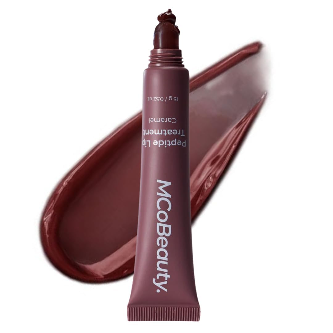 MCoBeauty Peptide Lip Treatment - Caramel Plumping Lip Gloss Balm