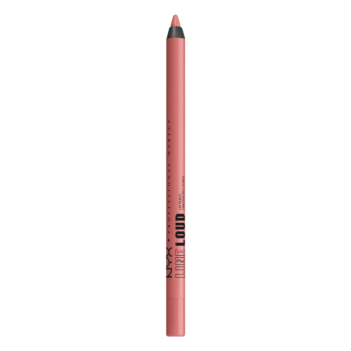 NYX PROFESSIONAL MAKEUP Line Loud Lip Liner, Longwear and Pigmented Lip Pencil with Jojoba Oil & Vitamin E - Rebel Kind (Chocolate Brown)