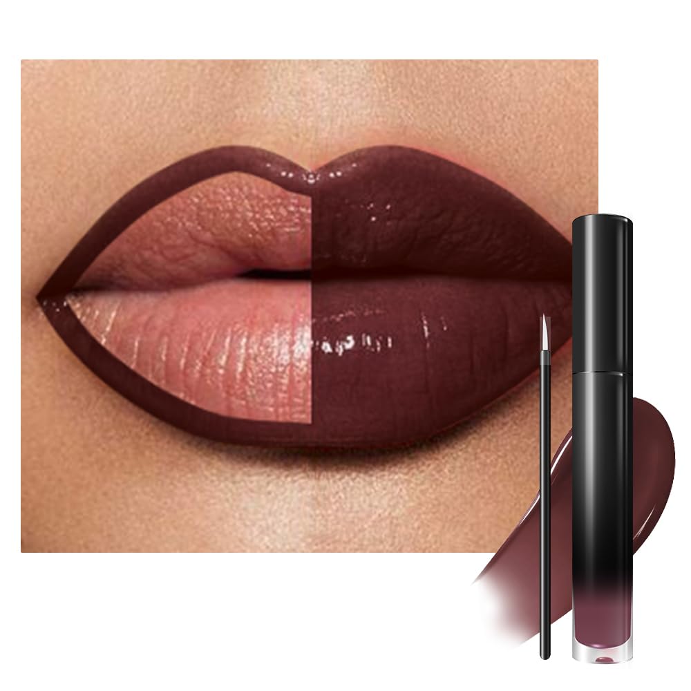 evpct 6Pcs Retractable Lip Liner Pencils Set Pack for Shaping & Sculpting Lips, Mauve Maroon Red Orange Nude Chocolate Dark Brown Plum Creamy Matte Gel Lip Liner Lipliners Pencil delineador de labios
