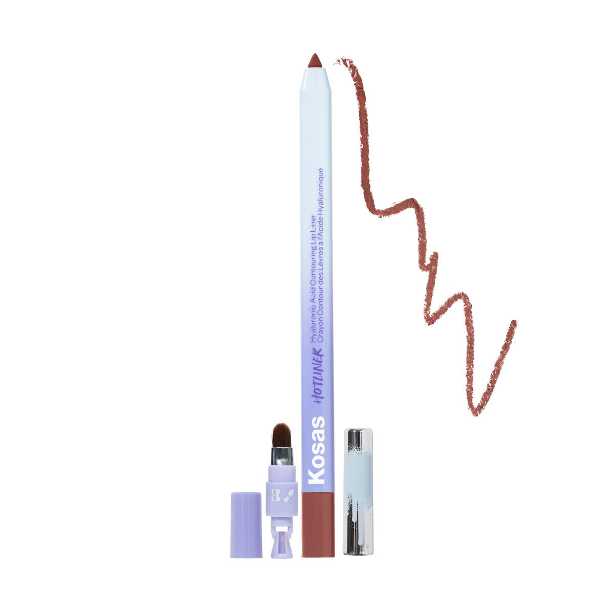 Kosas Hotliner Hydrating Lip Liner with Hyaluronic Acid, Pink Beige