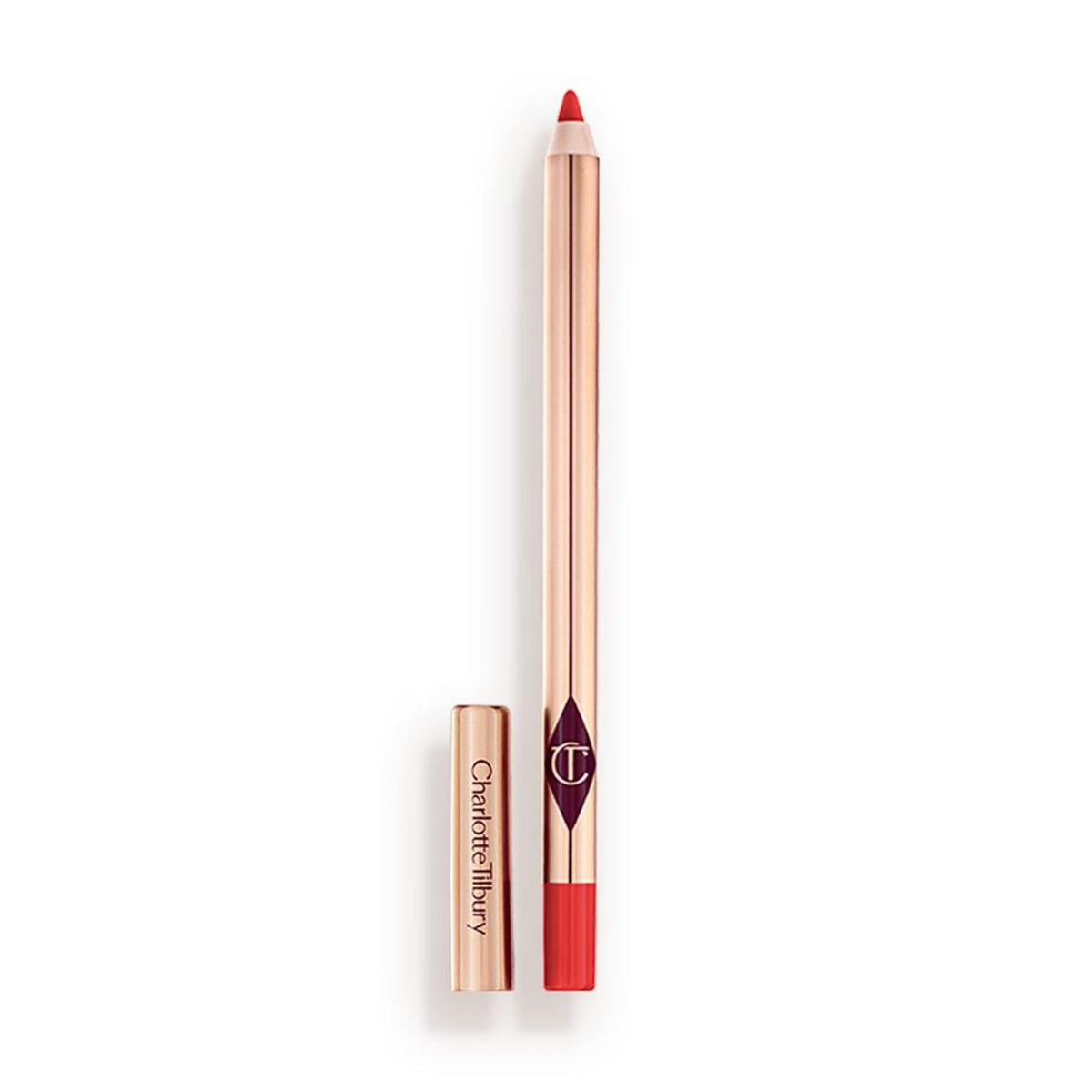 Charlotte Tilbury Lip Cheat Lip Liner Pencil - Gives Lips a Fuller-Looking, Defined Pout - Enriched with Jojoba Oil & Hyaluronic Acid - Waterproof, Smudge-Proof & Transfer-Proof