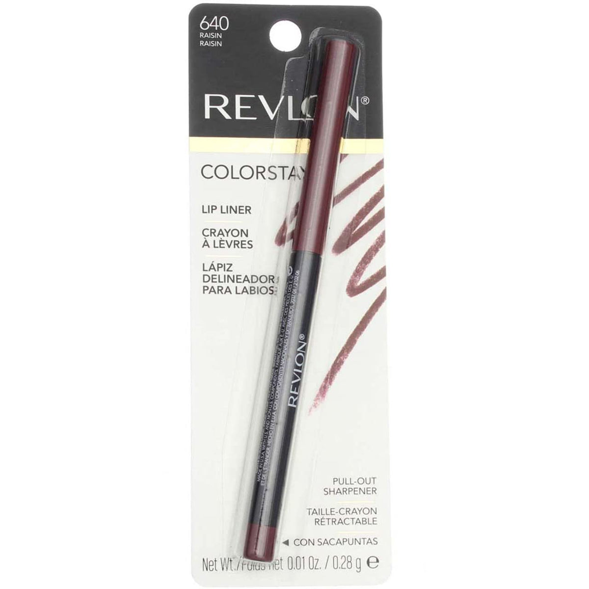 Revlon ColorStay Longwear Lip Liner, 630 Nude, 0.01 oz