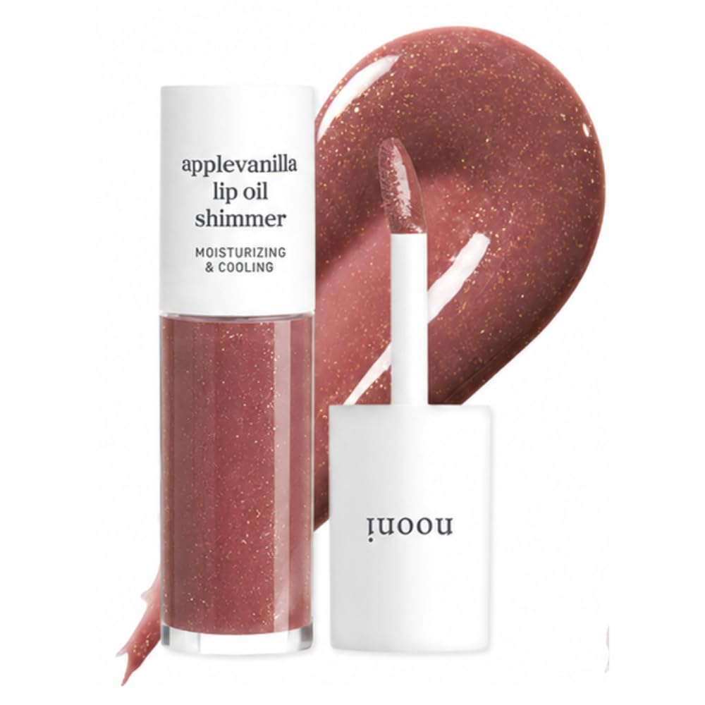 NOONI Korean Lip Oil - Applepeony - pH Color-Changing Plumping Lip Gloss