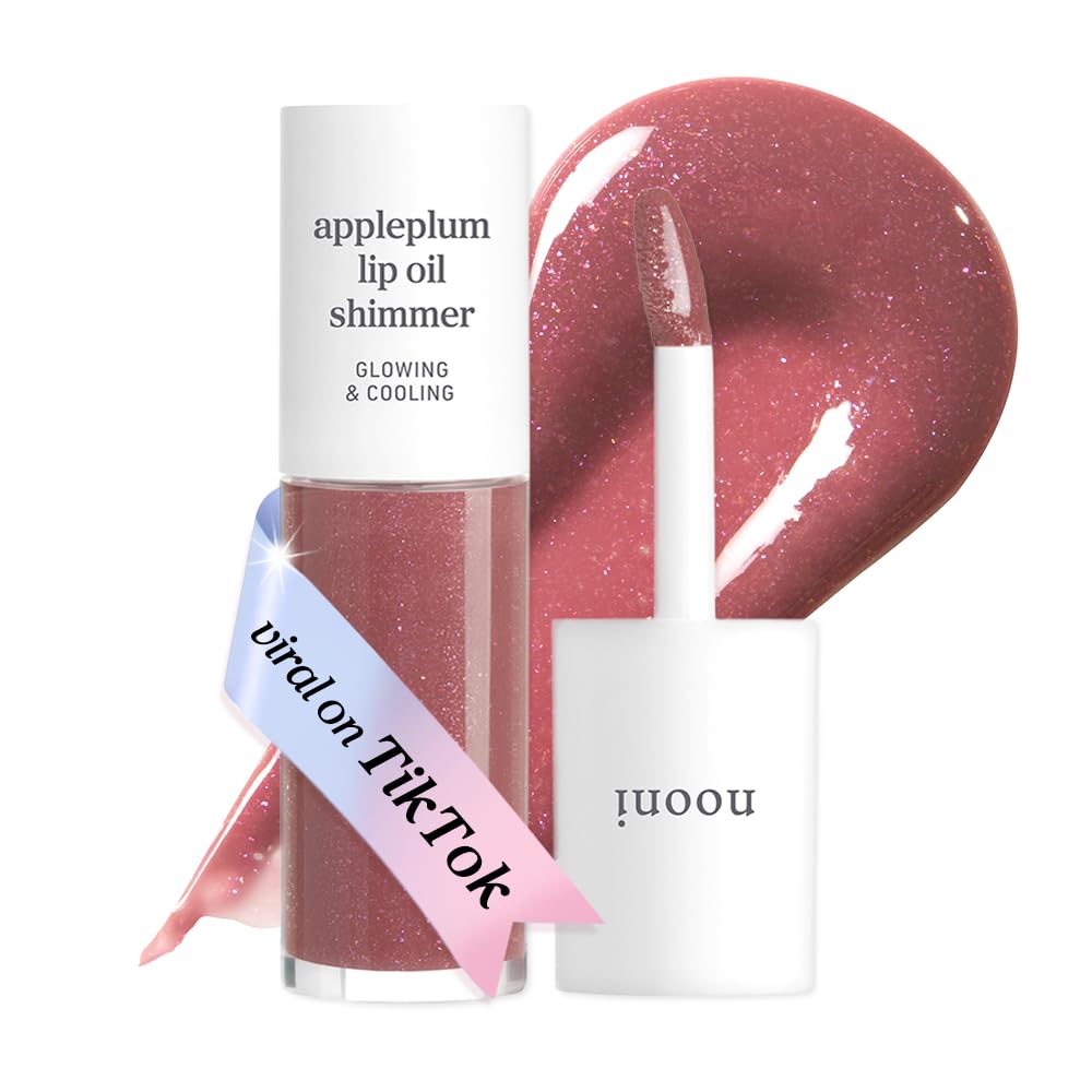 NOONI Korean Lip Oil - Applepeony - pH Color-Changing Plumping Lip Gloss