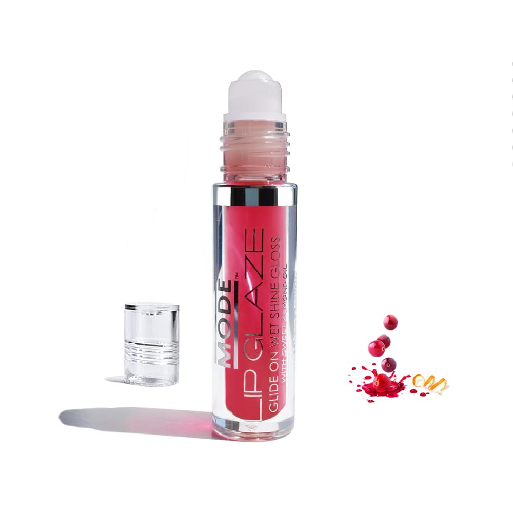 MODE Lip Glaze Bubble Gum Flavored Lip Gloss Hydrating Sheer Wet Shine