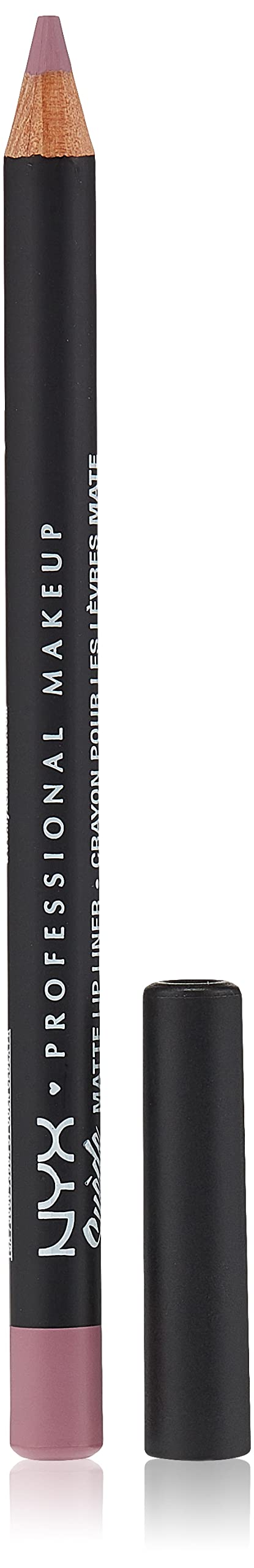 NYX PROFESSIONAL MAKEUP Suede Matte Lip Liner, Velvety-Smooth, Long-Lasting Formula For A Defined Lip Makeup Look - Cold Brew (Brown)