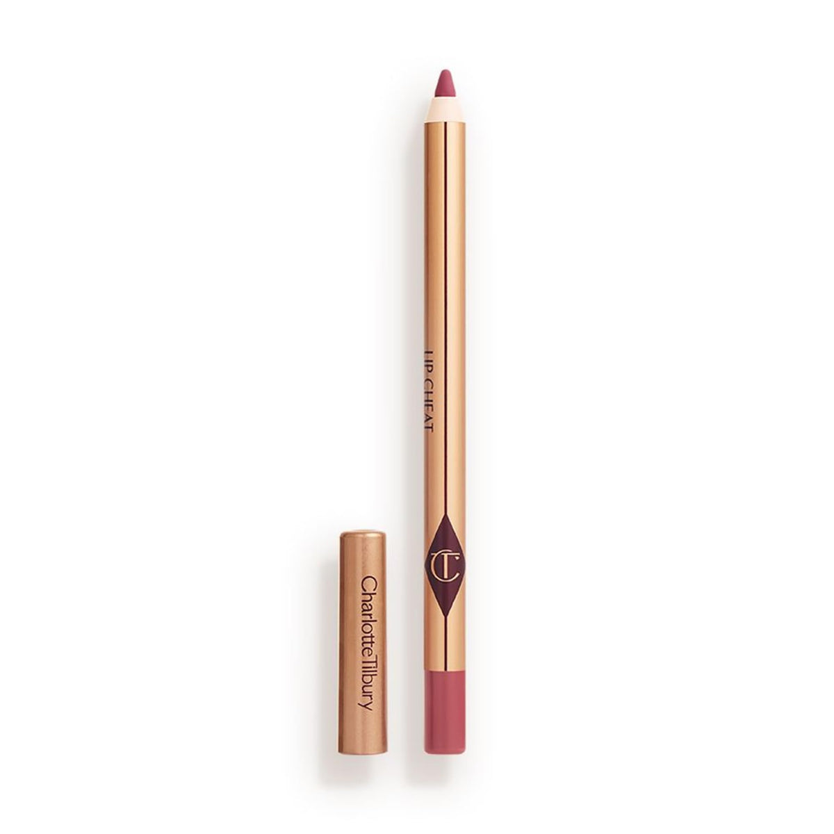 Charlotte Tilbury Lip Cheat Lip Liner Pencil - Gives Lips a Fuller-Looking, Defined Pout - Enriched with Jojoba Oil & Hyaluronic Acid - Waterproof, Smudge-Proof & Transfer-Proof