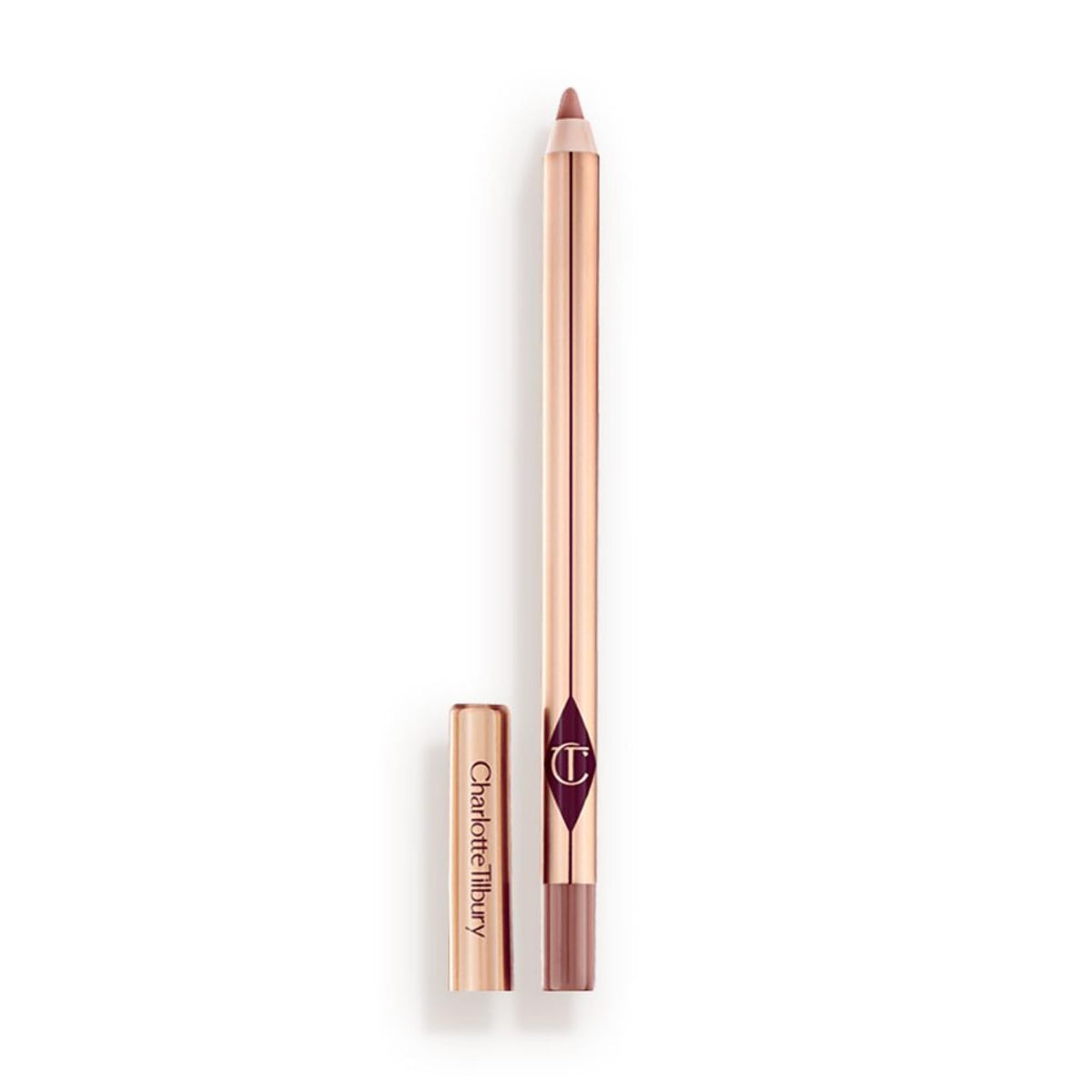 Charlotte Tilbury Lip Cheat Lip Liner Pencil - Gives Lips a Fuller-Looking, Defined Pout - Enriched with Jojoba Oil & Hyaluronic Acid - Waterproof, Smudge-Proof & Transfer-Proof