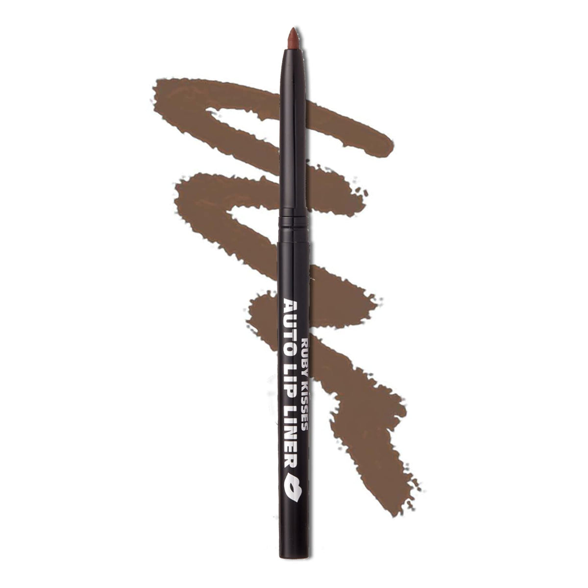 Ruby Kisses Auto Lip Liner, Dark Brown