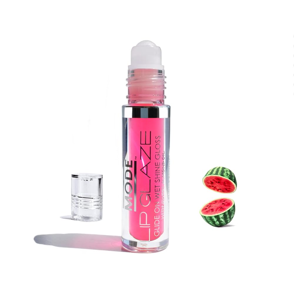 MODE Lip Glaze Bubble Gum Flavored Lip Gloss Hydrating Sheer Wet Shine