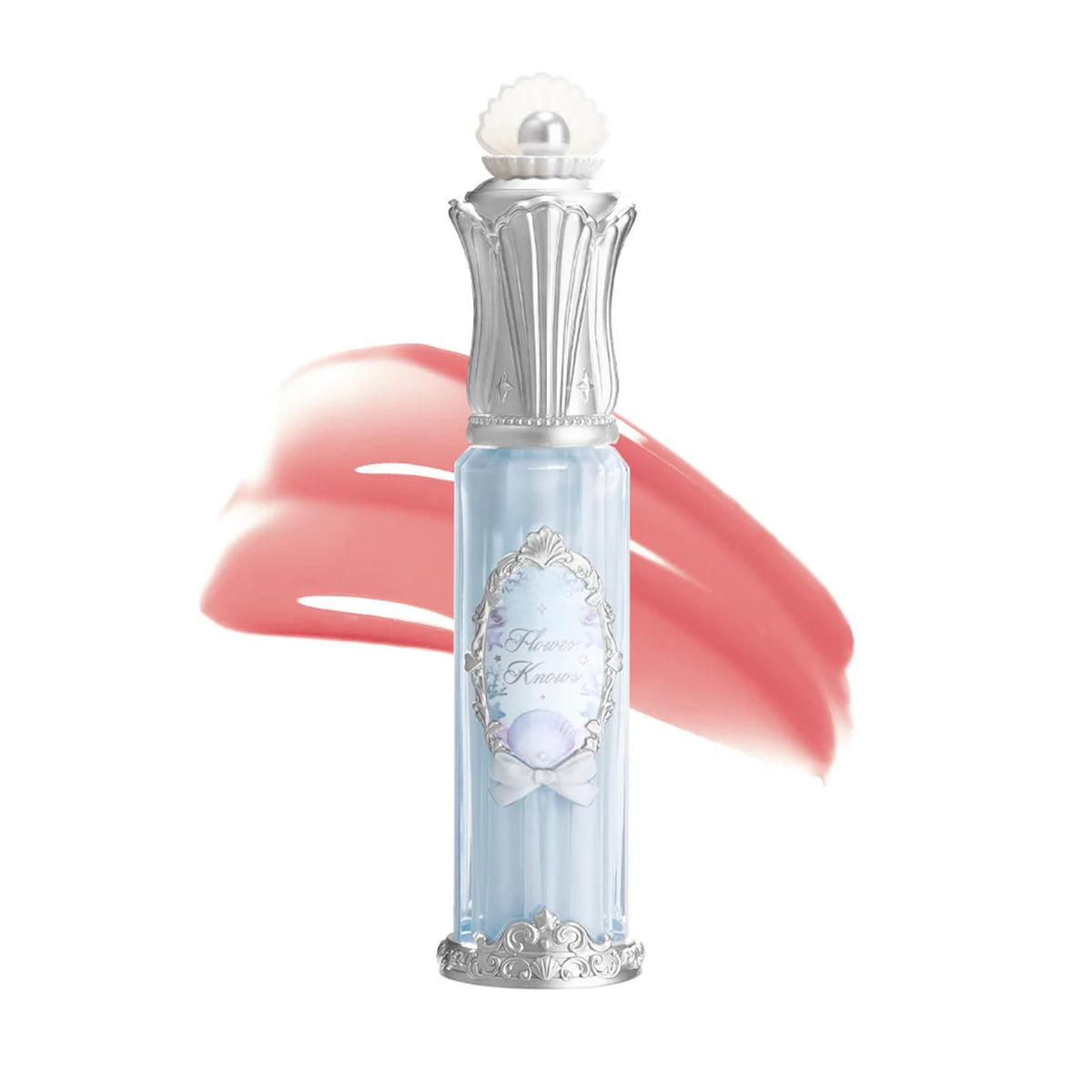 Flower Knows Shell's Jewel Nourishing Lip Glaze, Iridescent Shimmery Clear