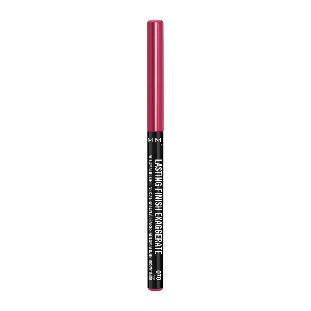 Rimmel Lasting Finish Exaggerate Automatic Lip Liner - Rich, Smooth Formula, Long Lasting - 70 Pink Enchantment, .01oz