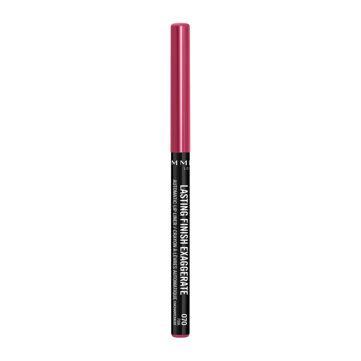 Rimmel Lasting Finish Exaggerate Automatic Lip Liner - Rich, Smooth Formula, Long Lasting - 70 Pink Enchantment, .01oz