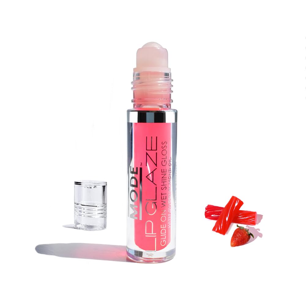 MODE Lip Glaze Bubble Gum Flavored Lip Gloss Hydrating Sheer Wet Shine